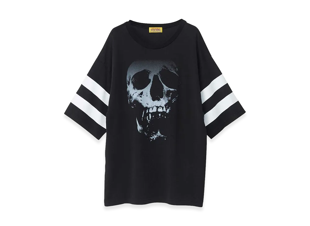HYSTERIC GLAMOUR Skull Berry Oversized 5/8 Sleeve Tee "Black"