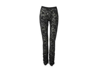 HYSTERIC GLAMOUR Hysteric Rose Pattern Jacquard Leggings "Black"