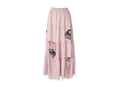 HYSTERIC GLAMOUR Hysteric Typical Girls Tiered Skirt "Pink"