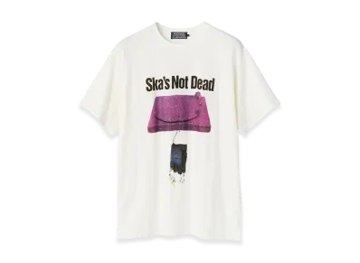 HYSTERIC GLAMOUR Jim Lambie/Ska's Not Dead Tee "White"
