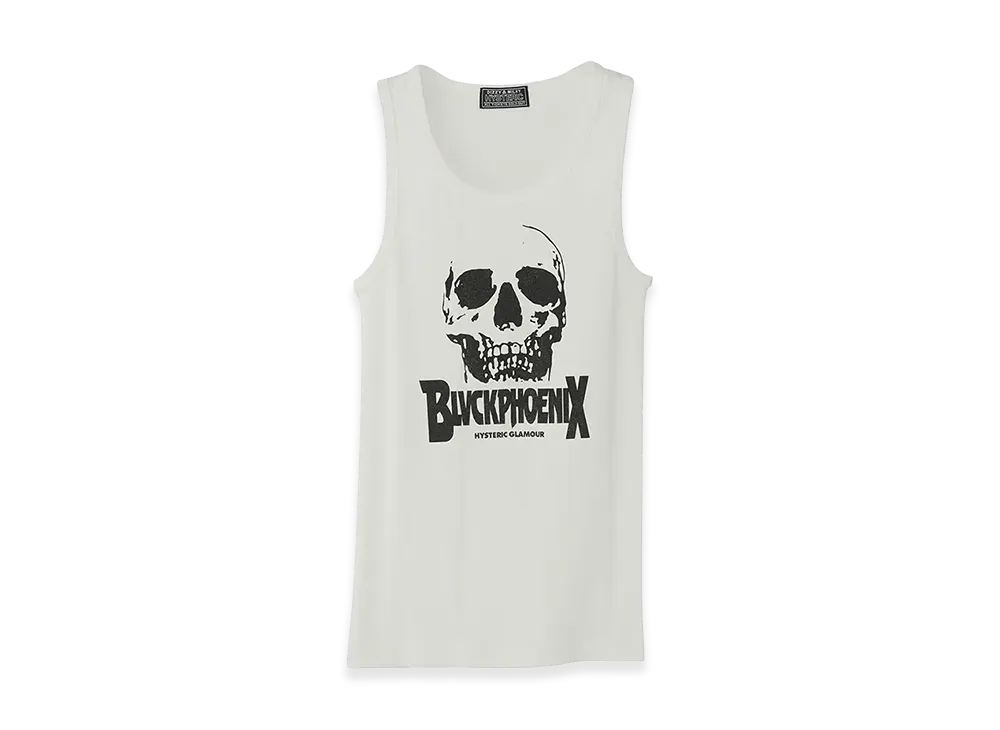 HYSTERIC GLAMOUR x BLVCKPHOENIX HG Skull Tanktop "White"