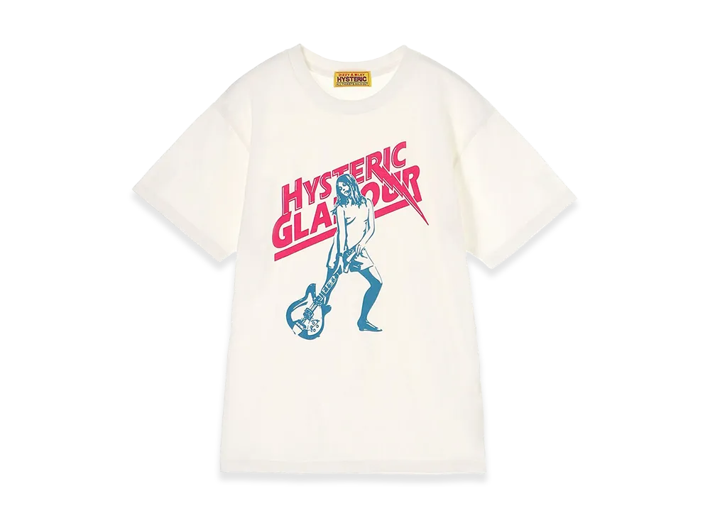 HYSTERIC GLAMOUR Women's Hysteric Lightning Tee "White"