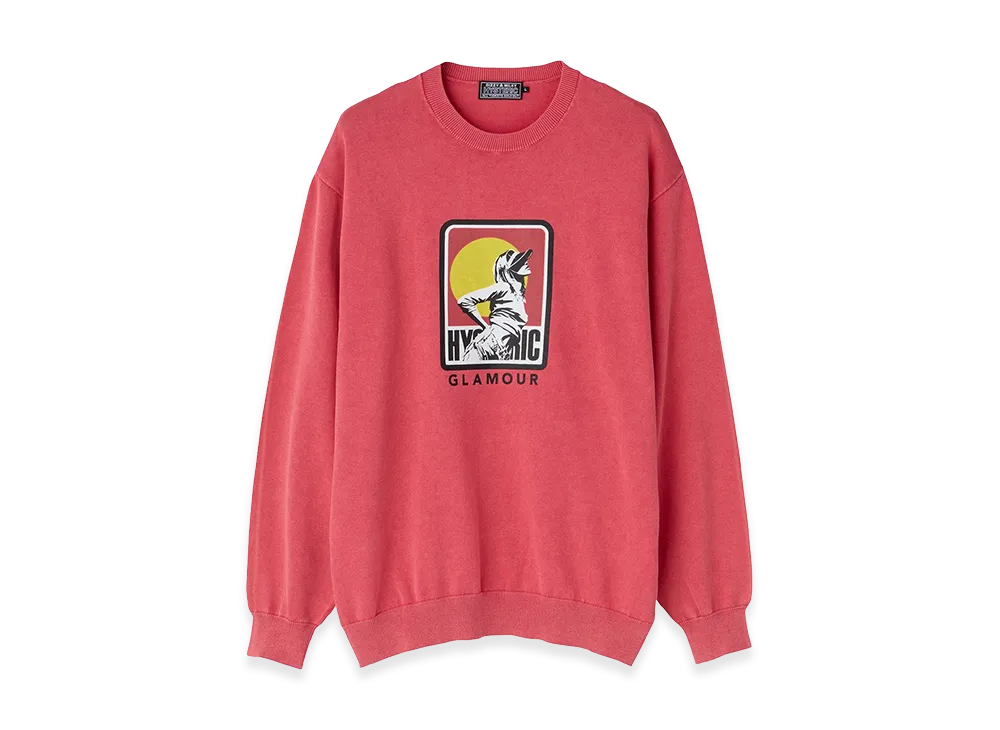 HYSTERIC GLAMOUR Hysteric Sun Girl Sweater "Red"