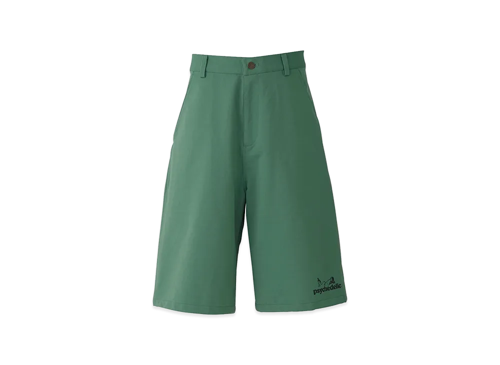 HYSTERIC GLAMOUR Psychedelic Woman Shorts "Green"