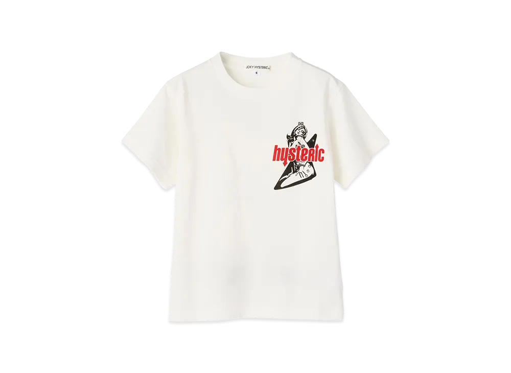 HYSTERIC GLAMOUR HYS Flare Logo Tee "White"