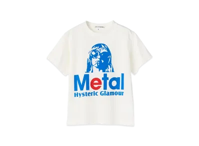 HYSTERIC GLAMOUR Metal Tee "White"
