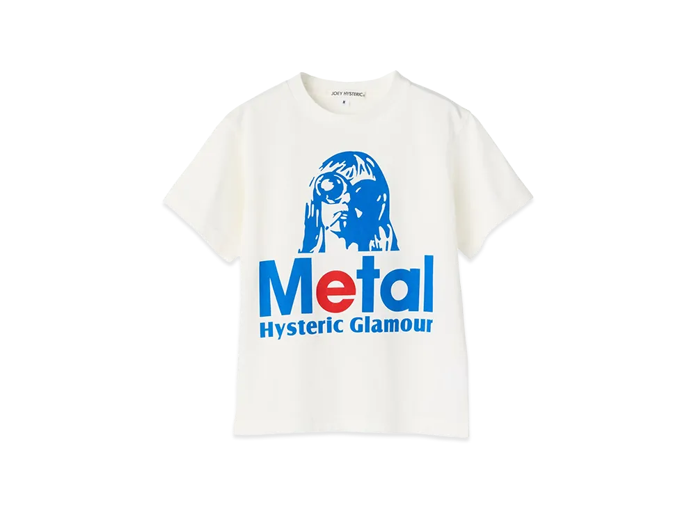 HYSTERIC GLAMOUR Metal Tee "White"