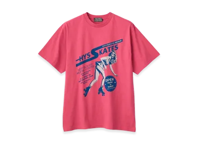 HYSTERIC GLAMOUR HYS Skates Tee "Pink"