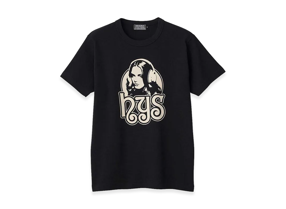 HYSTERIC GLAMOUR Future Days Tee "Black"