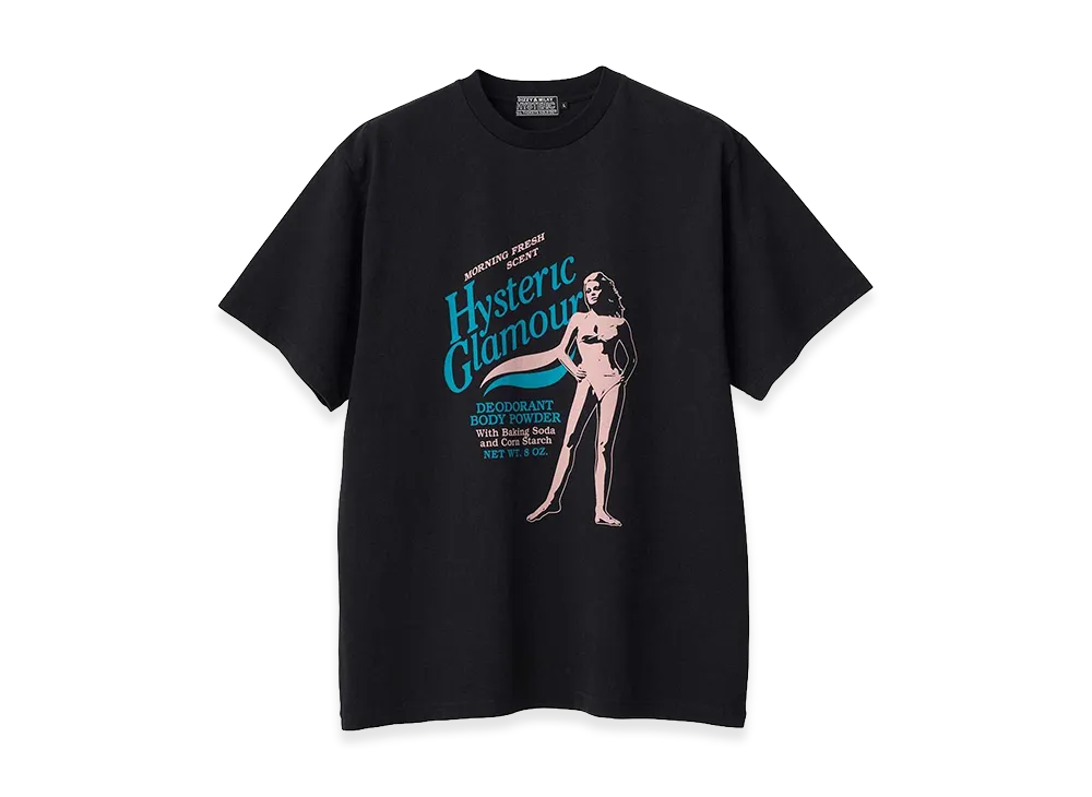 HYSTERIC GLAMOUR Hysteric Body Powder Tee "Black"