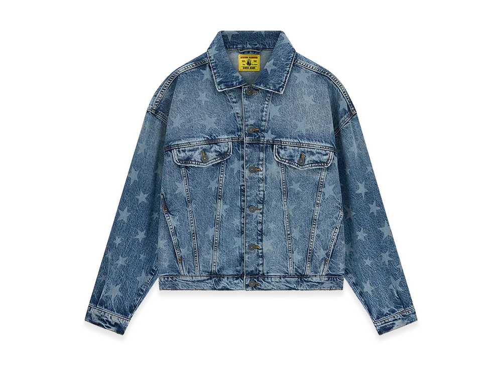 HYSTERIC GLAMOUR x GUESS JEANS Oversize Denim Jacket "Indigo Blue"