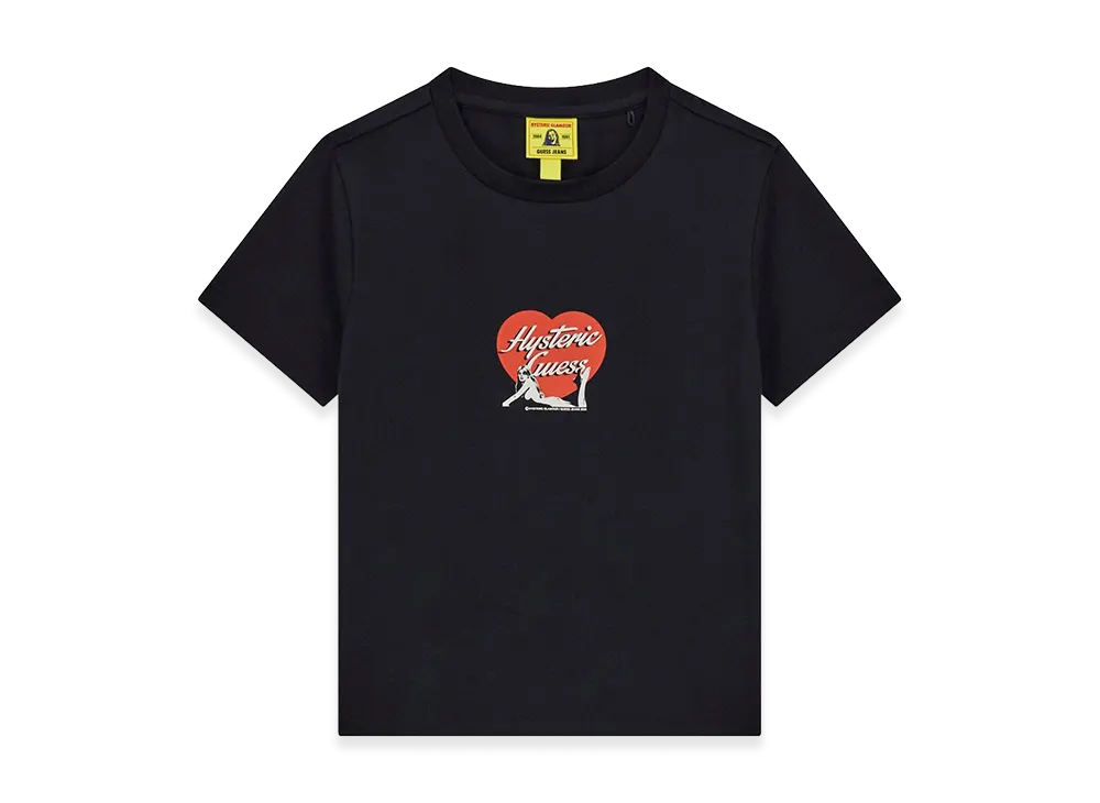 HYSTERIC GLAMOUR x GUESS JEANS Graphic Slim Tee "Black"