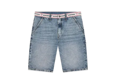 HYSTERIC GLAMOUR x GUESS JEANS Denim Carpenter Shorts "Light Indigo Blue"
