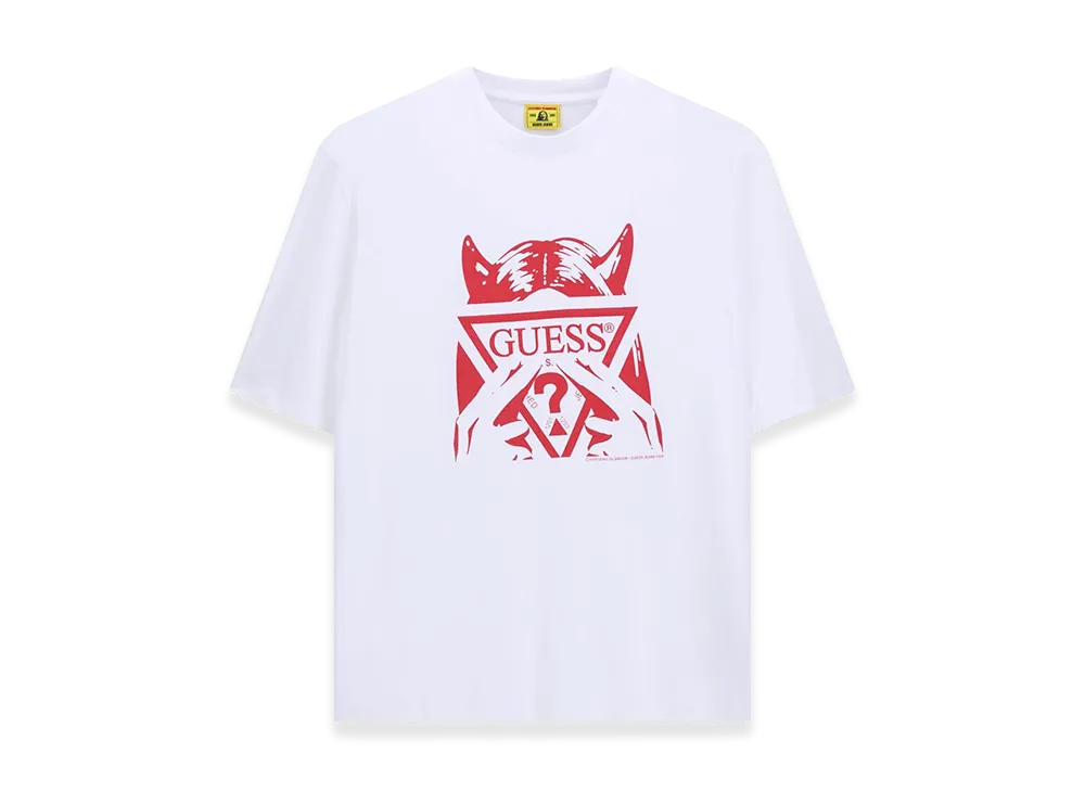 HYSTERIC GLAMOUR x GUESS JEANS Icon Tee "White"