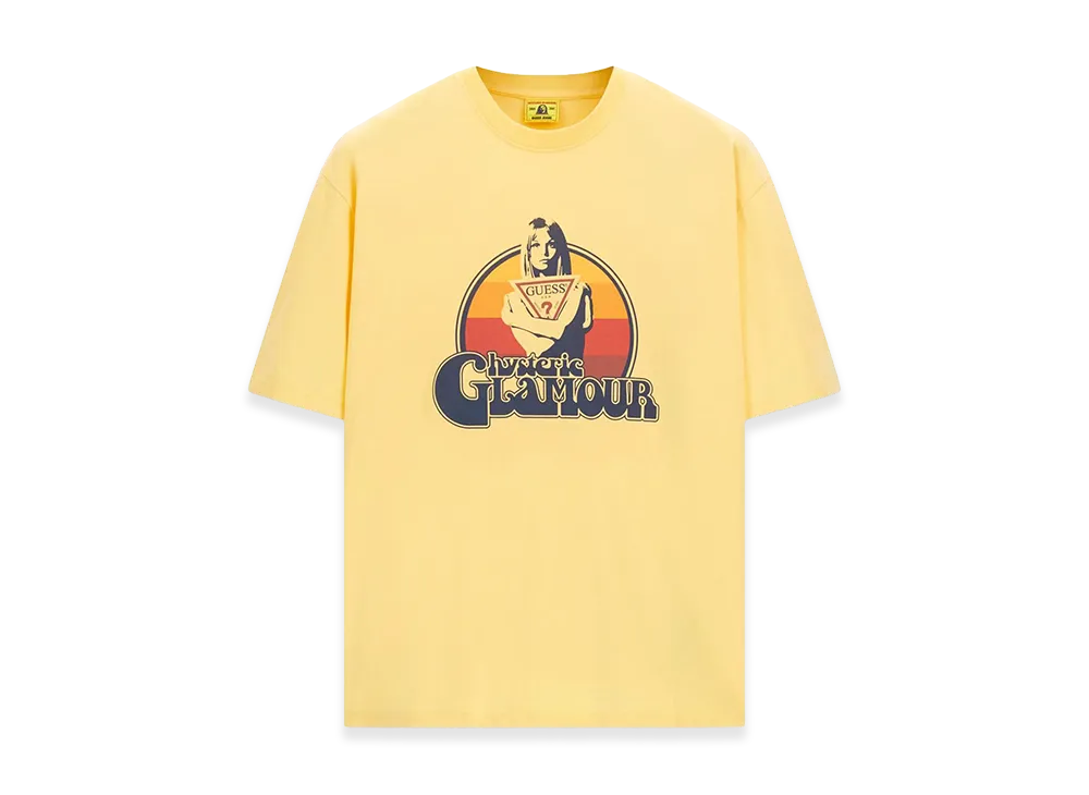 HYSTERIC GLAMOUR x GUESS JEANS Sunrise Tee "Yellow"