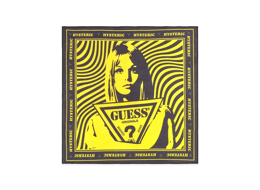 HYSTERIC GLAMOUR x GUESS JEANS Bandana "Yellow"