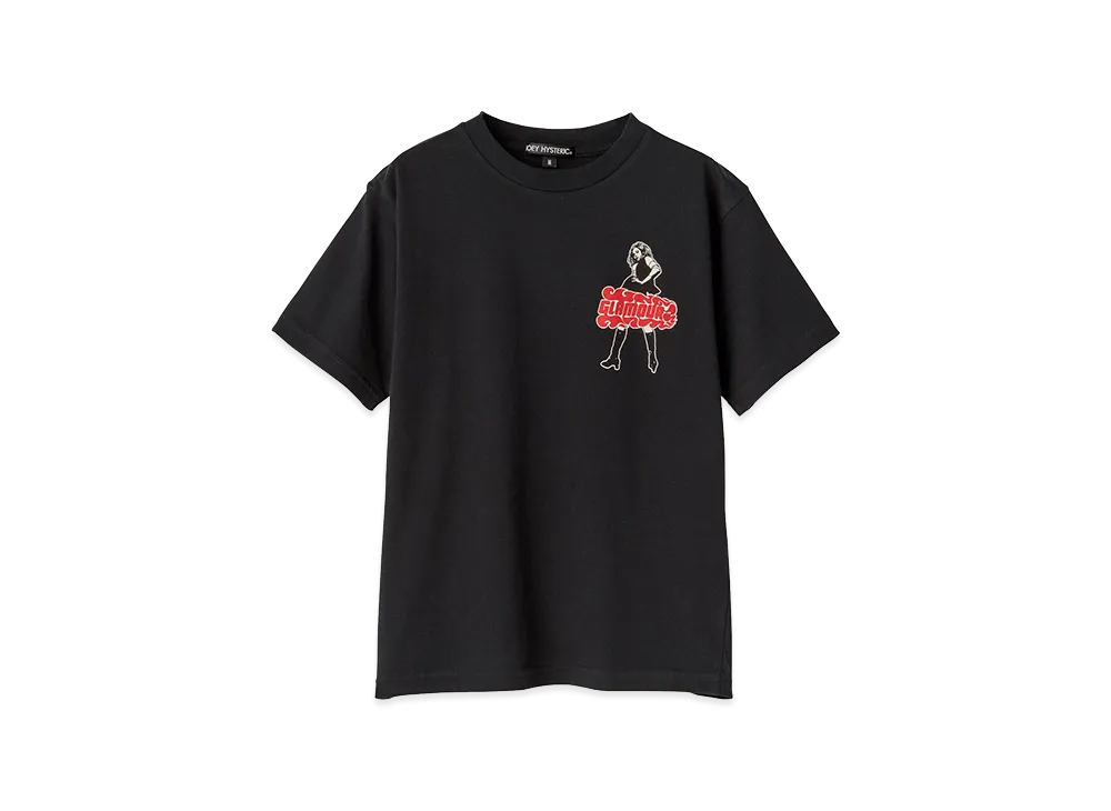 HYSTERIC GLAMOUR Kids Vixen Girl Tee "Black"