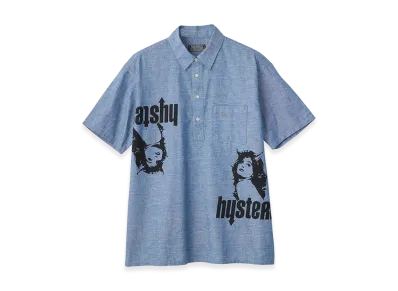 HYSTERIC GLAMOUR Devil Woman Pullover Shirt "Blue"