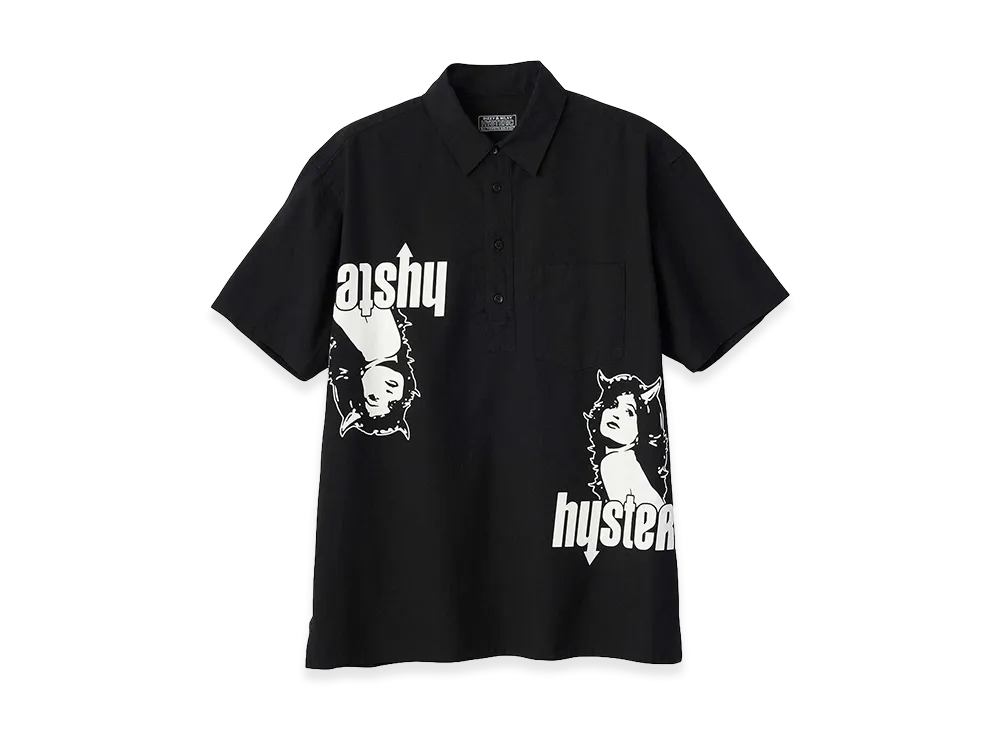 HYSTERIC GLAMOUR Devil Woman Pullover Shirt "Black"