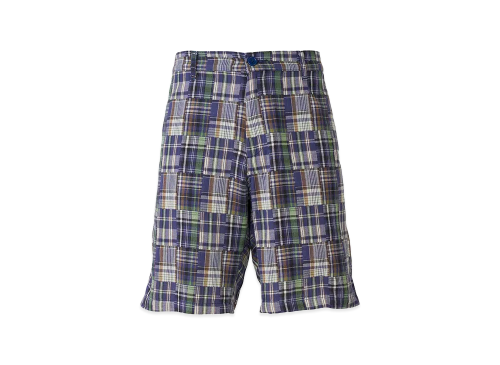 HYSTERIC GLAMOUR Double Gauze Check Shorts "Green Other"