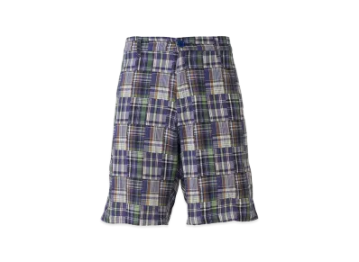 HYSTERIC GLAMOUR Double Gauze Check Shorts "Green Other"