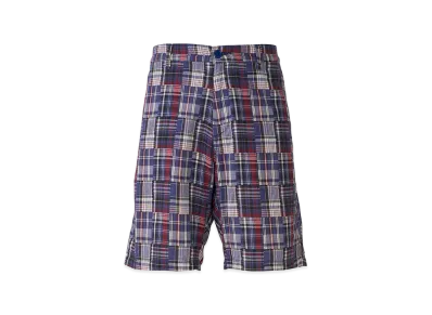 HYSTERIC GLAMOUR Double Gauze Check Shorts "Red Other"