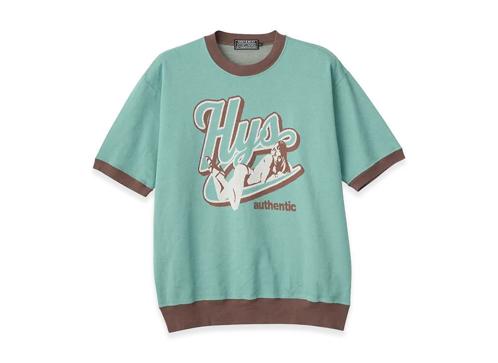 HYSTERIC GLAMOUR Authentic Jacquard Tee "Green"