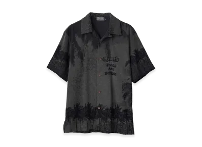 HYSTERIC GLAMOUR Thrills And Delights Jacquard Shirt "Gray"