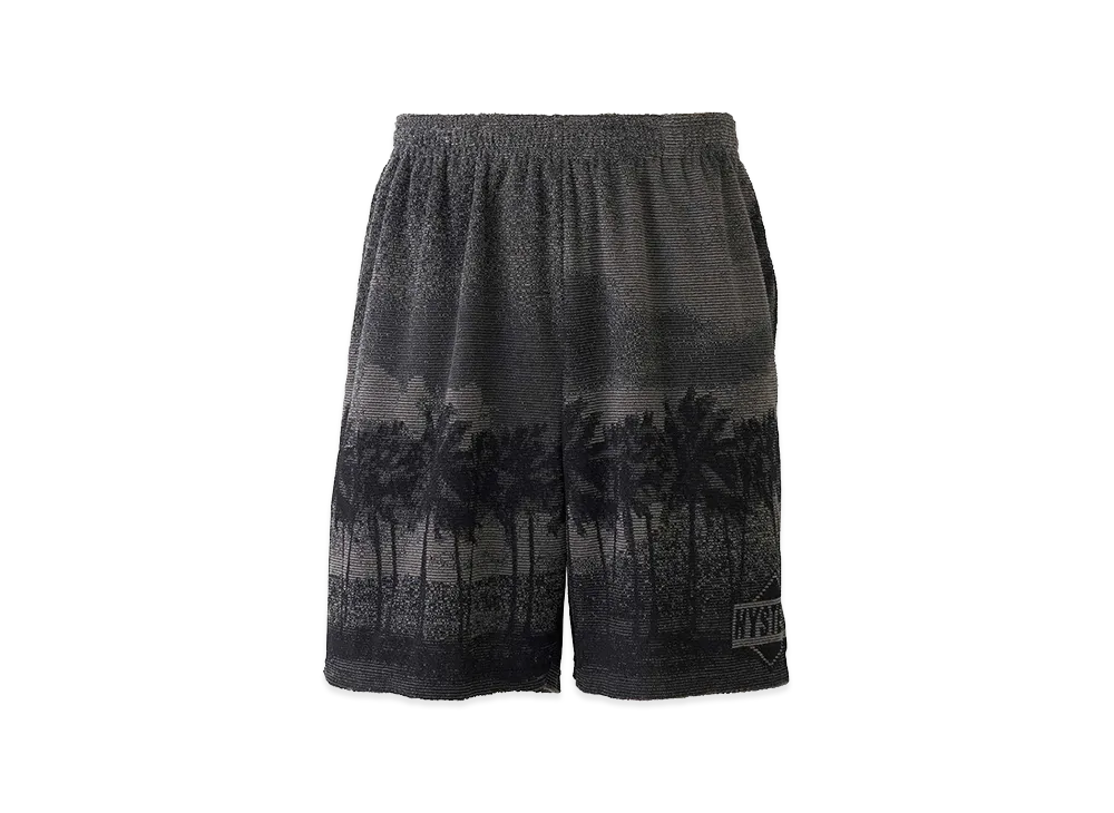 HYSTERIC GLAMOUR Thrills And Delights Jacquard Shorts "Gray"