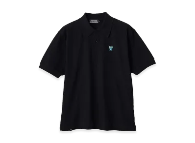 HYSTERIC GLAMOUR HYS Mouse Embroidered Polo Shirt "Black"