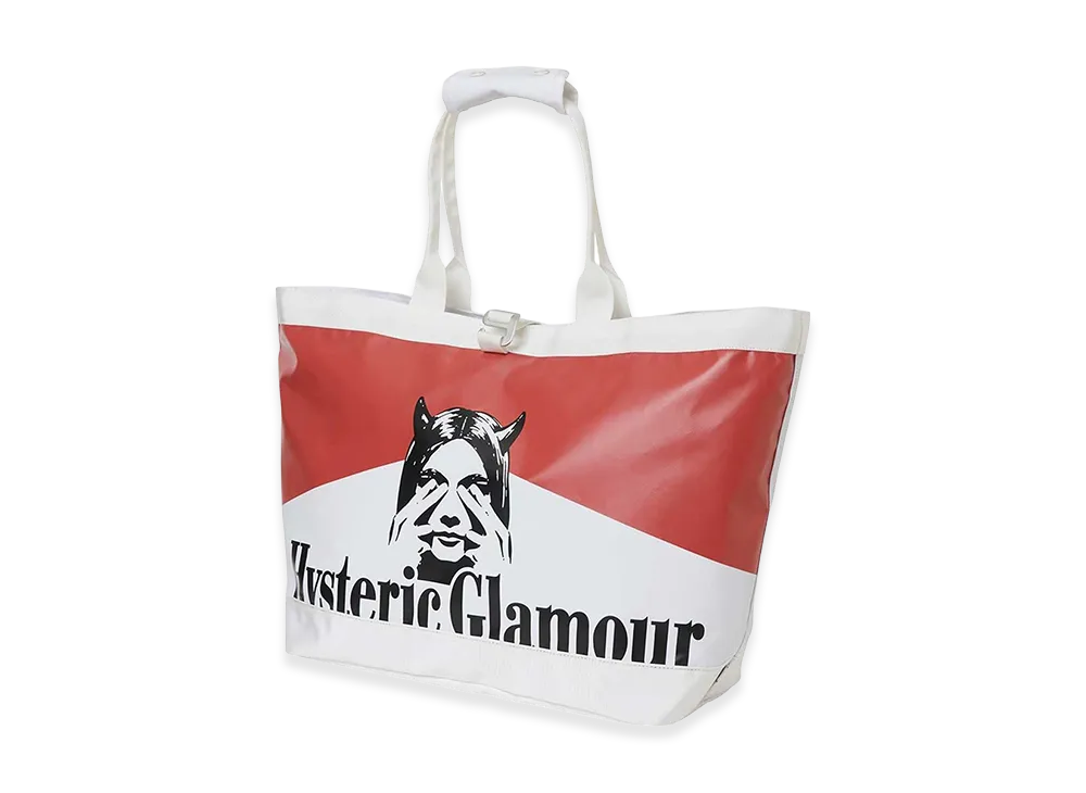 HYSTERIC GLAMOUR Tarp Tote Bag "White"