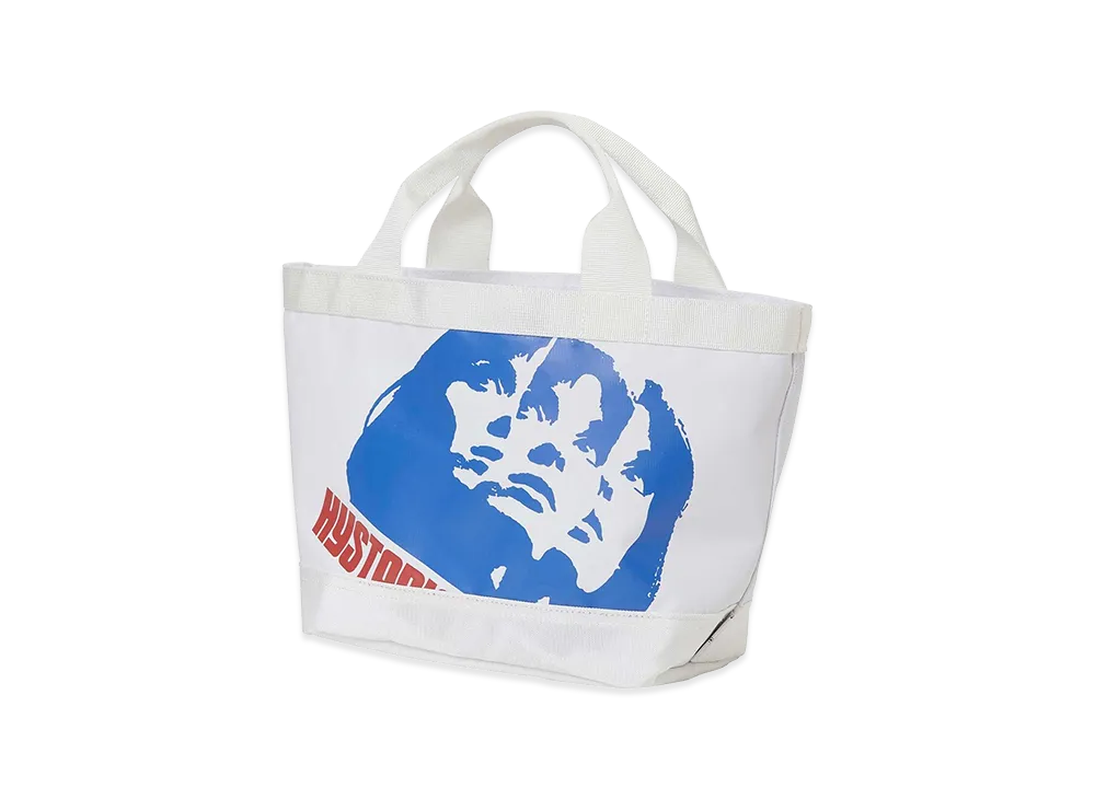 HYSTERIC GLAMOUR Tarp Mini Tote Bag "White"