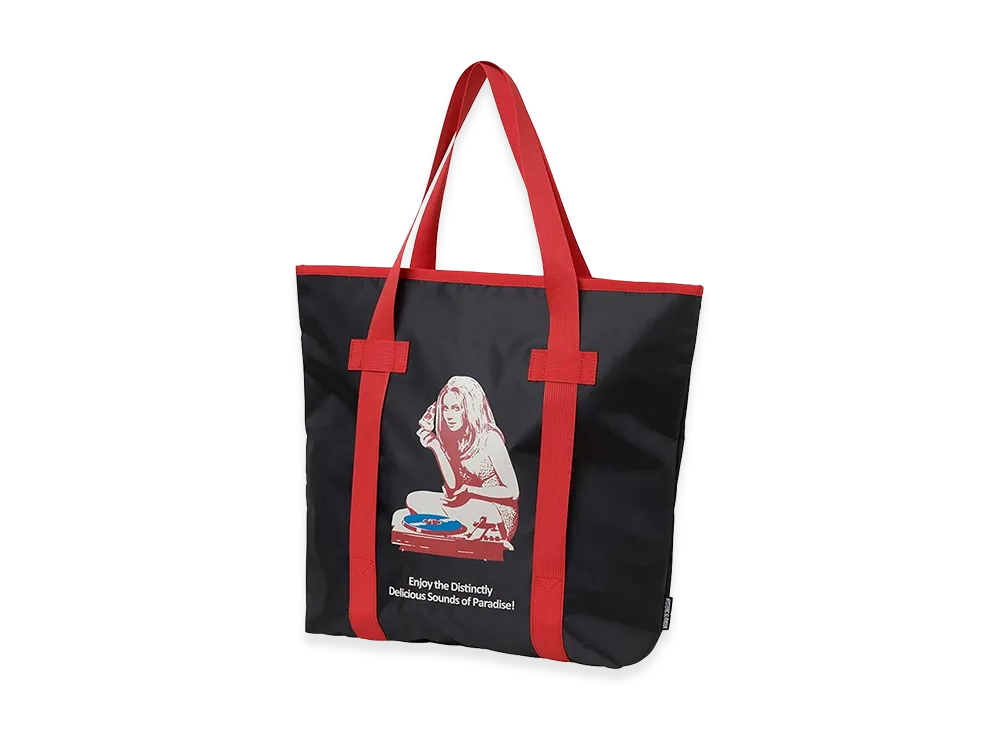 HYSTERIC GLAMOUR Hysteric Records Tote Bag "Black"