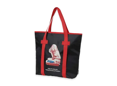 HYSTERIC GLAMOUR Hysteric Records Tote Bag "Black"