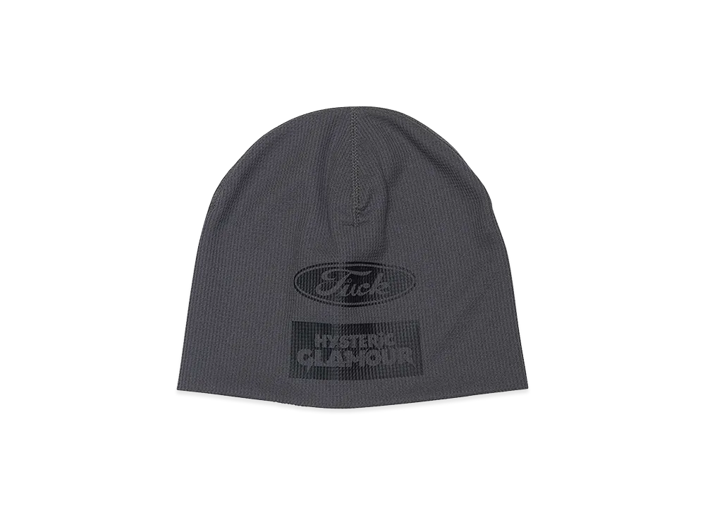 HYSTERIC GLAMOUR Logo Scratch Beanie "Gray"