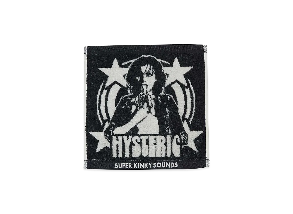 HYSTERIC GLAMOUR Woman Banana Towel Handkerchief "Black"