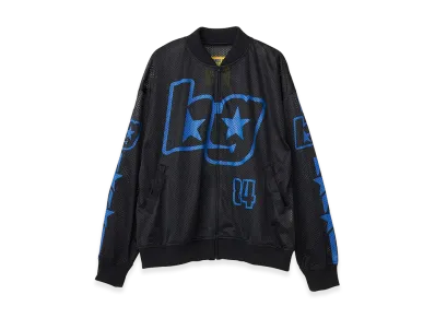 HYSTERIC GLAMOUR Women's Star Frame Mesh Blouson "Black"