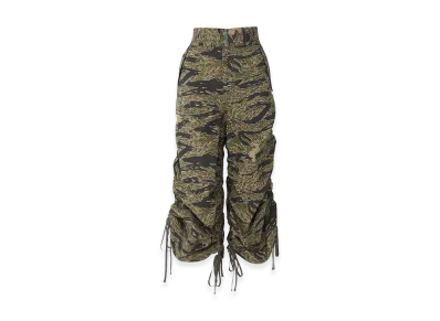 HYSTERIC GLAMOUR Women's Side Gather Military Pants "Khaki Tones"