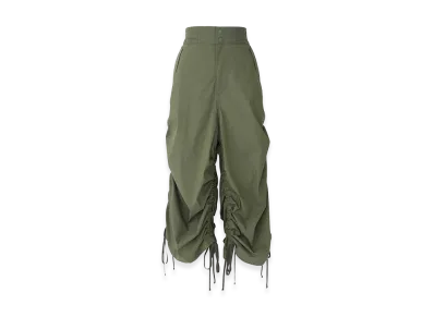 HYSTERIC GLAMOUR Women's Side Gather Military Pants "Khaki"