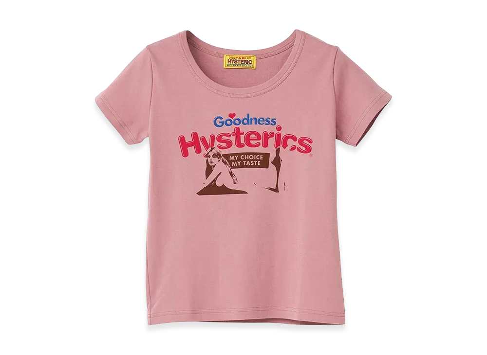 HYSTERIC GLAMOUR Women's Goodness Mini Tee "Pink"