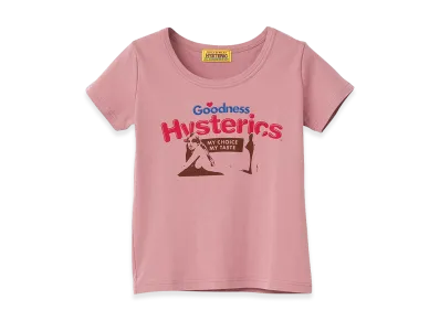 HYSTERIC GLAMOUR Women's Goodness Mini Tee "Pink"