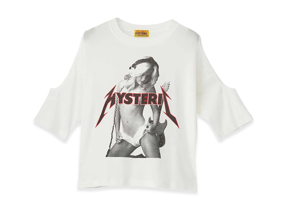 HYSTERIC GLAMOUR Women's Metal Girl Tee "White"