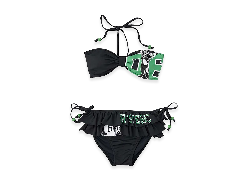 HYSTERIC GLAMOUR Women's Hysteric 6 Remix Bikini "Black"