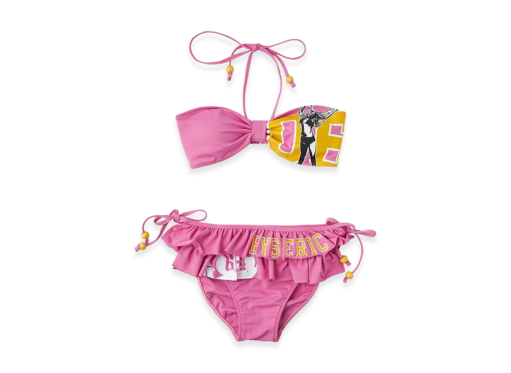 HYSTERIC GLAMOUR Women's Hysteric 6 Remix Bikini "Pink"