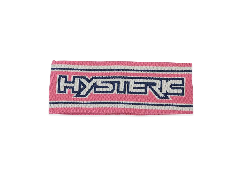 HYSTERIC GLAMOUR Women's Hysteric Sports Jacquard Headband "Pink"