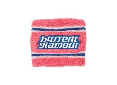 HYSTERIC GLAMOUR Women's Fast Logo Embroidered Wristband "Pink"