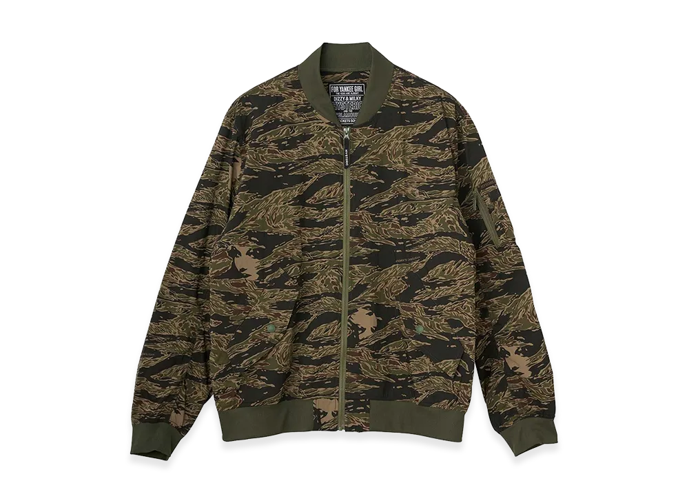 HYSTERIC GLAMOUR Hysteric Star MA-1 Jacket "Khaki Tones"