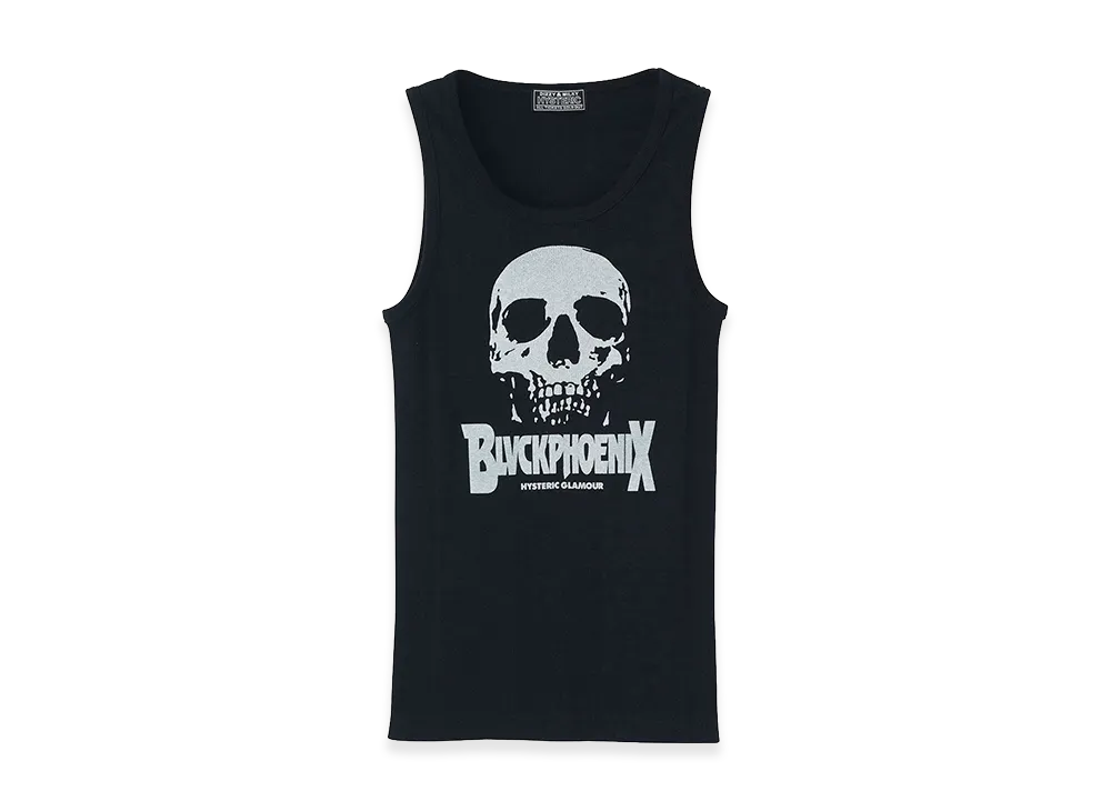 HYSTERIC GLAMOUR Blvckphoenix/HG Skull Tank Top "Black"
