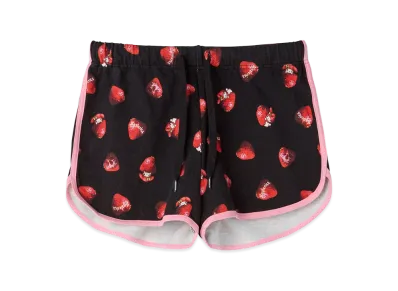 HYSTERIC GLAMOUR x Sanrio characters My Strawberry Pattern Shorts "Black"