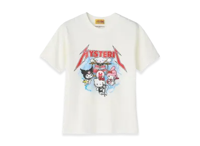 HYSTERIC GLAMOUR x Sanrio characters Band T-Shirt "White"